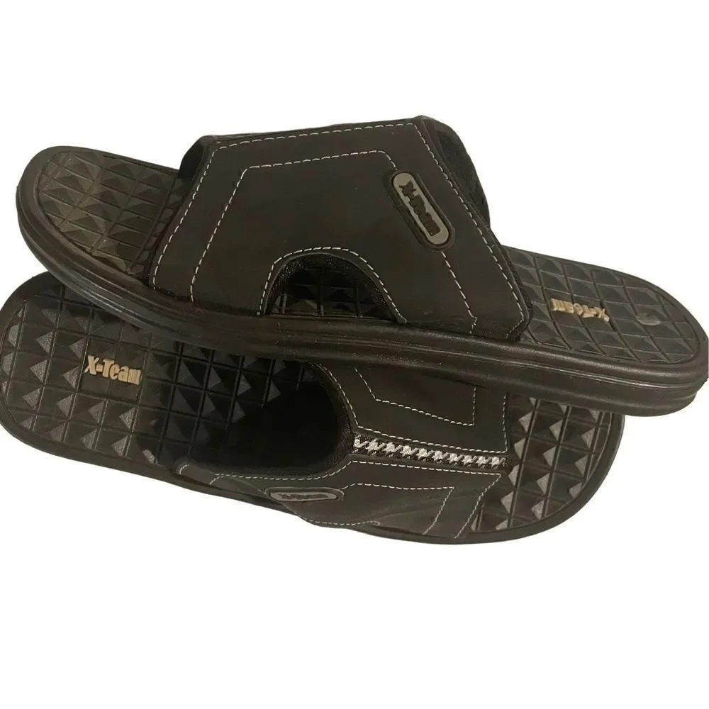 X-Team mens slip on sandals